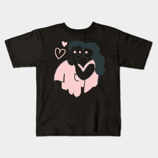 Valentine's Couple in Love Kids T-Shirt